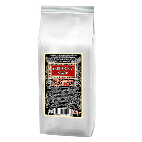 Кофе сублимированный Аристократ Colombian Arabica [Колумбия Арабика] 100/0/СР, 0.5кг/8шт