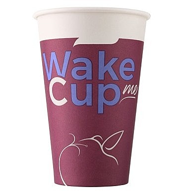 Стакан бумажный 300мл/430 Д90 WakeMeCup [ВэйкМиКап] HB90-430-0739, 1шт/50шт/800шт